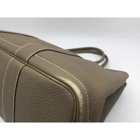 HERMES エルメス ガーデンパーティ36/PM エトゥープ ネゴンダ シルバー金具